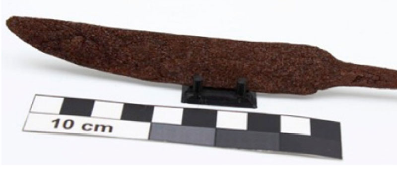 Descubren en Marruecos una daga hecha con meteorito